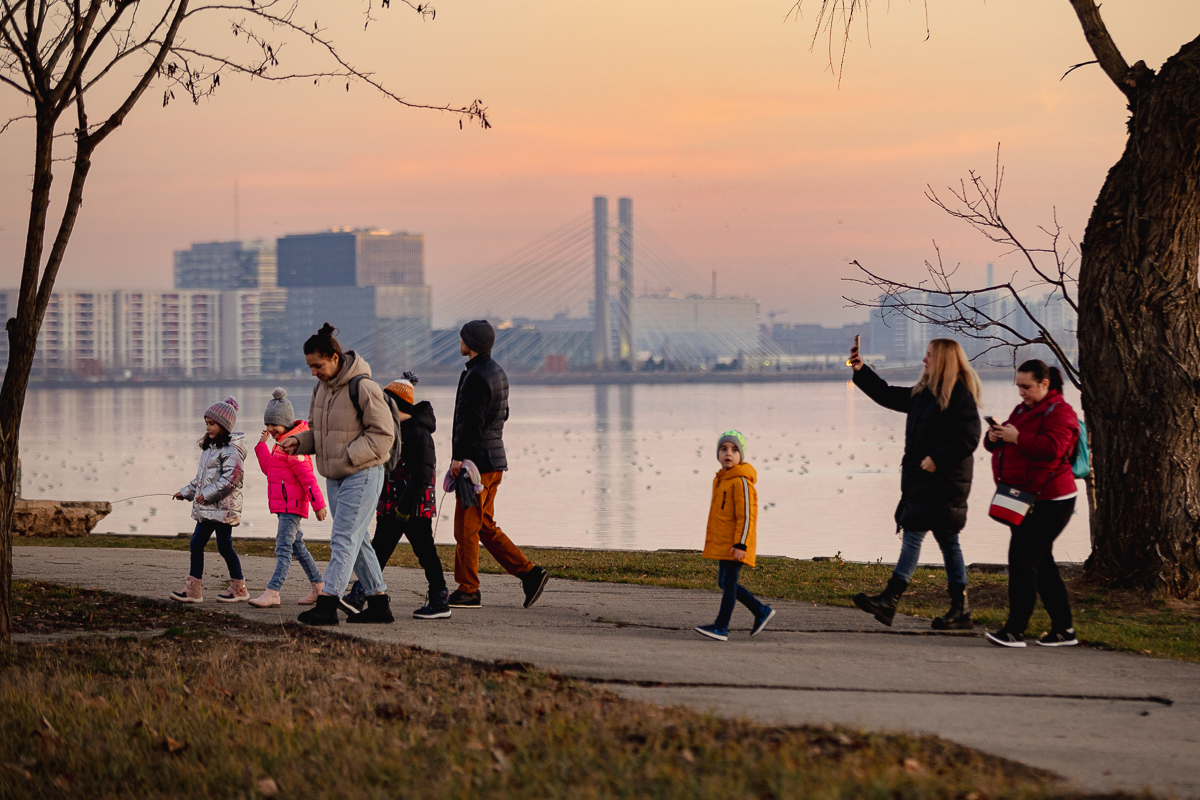 FOTOREPORTAJ Primăvara de pe 1 ianuarie a scos bucureștenii în parc. „Nu am prea realizat că sunt Sărbătorile de iarnă”