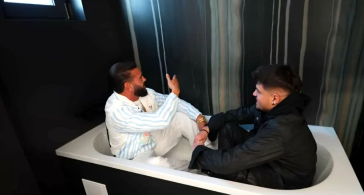 Imagini din vila de lux a lui Babasha. A cumpărat-o de la Dorian Popa, în Hâtz Residence: Peretele dintre baie și dormitor e din sticlă