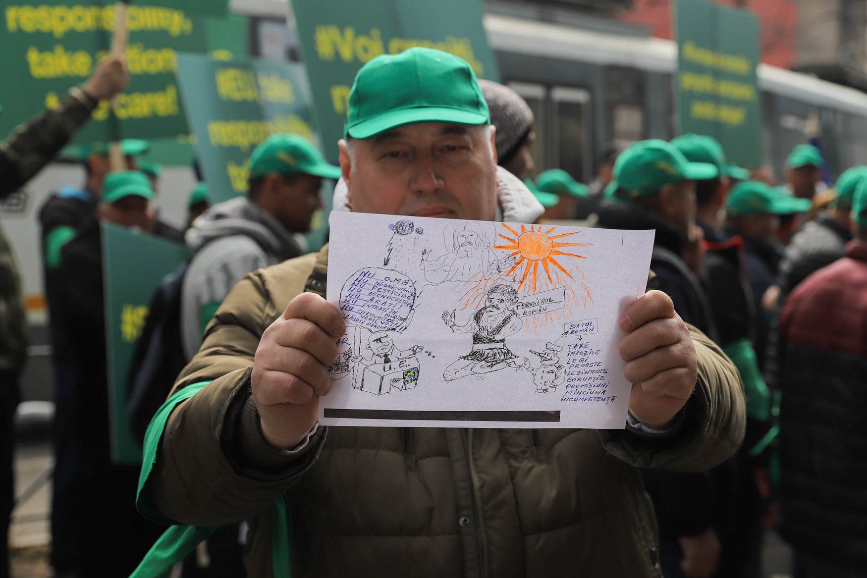Fermierii români au ieșit cu tractoarele pe străzi. Proteste în urma deciziei UE în scandalul cerealelor din Ucraina