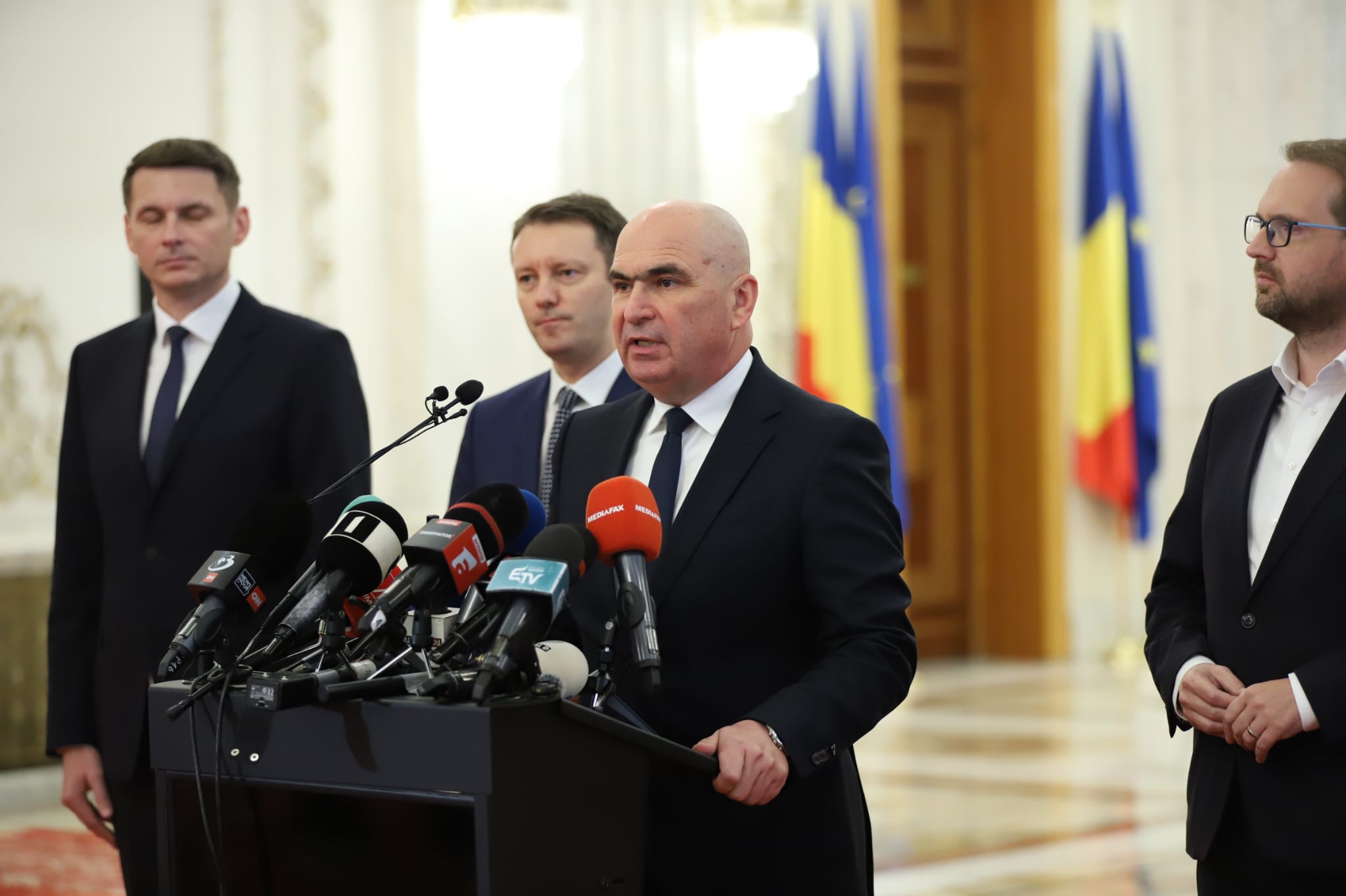 Siegfried Mureșan, Ilie Bolojan, Dominic Fritz, Tanczos Barna la Palatul Parlamentului