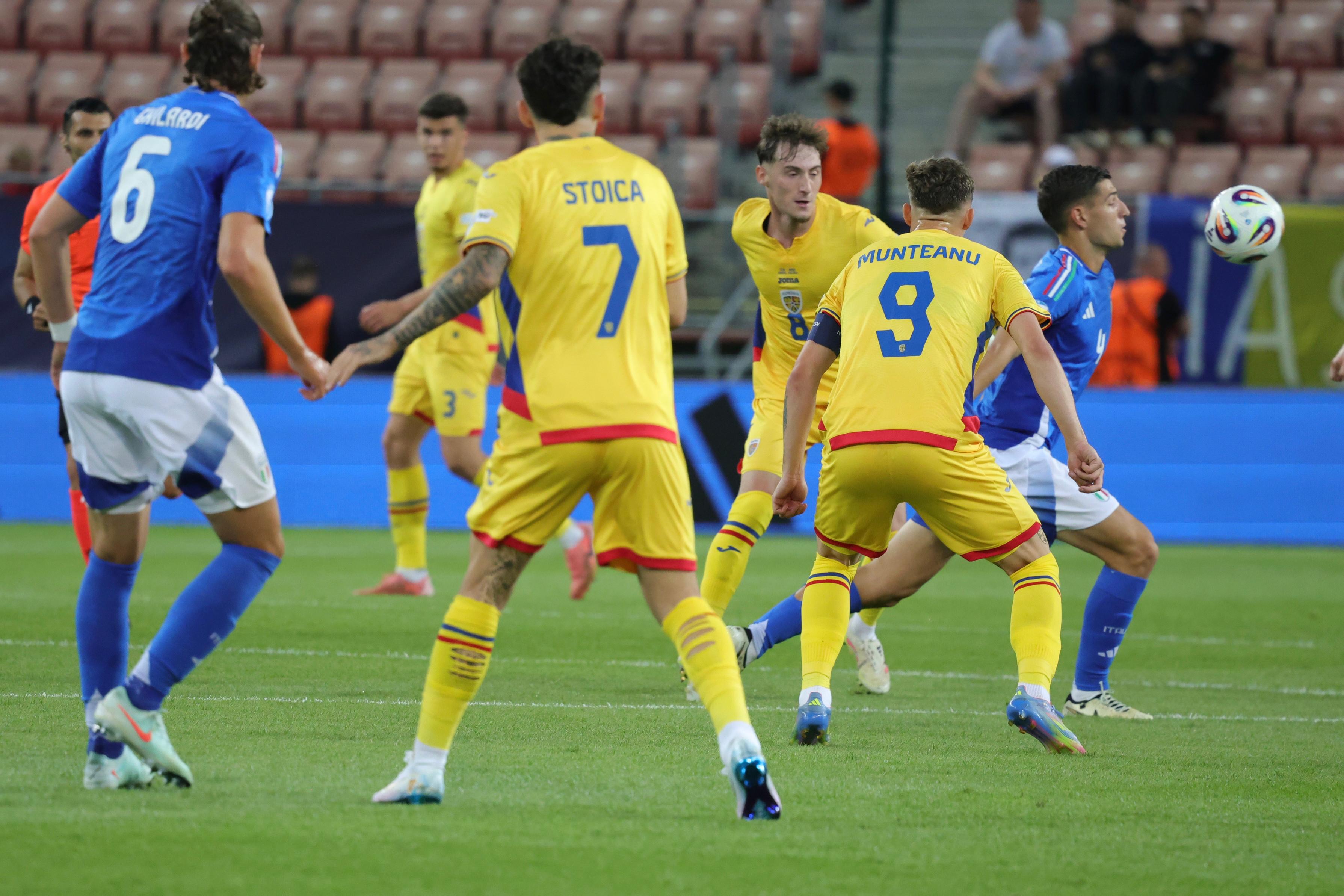 Euro U21 2025: România, învinsă la limită de Italia, scor 0-1. Tricolorii au arătat că se poate