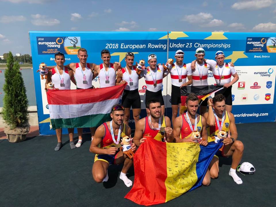 România, locul 1 pe medalii la Europene de canotaj pentru tineret. Tricolorii, 8 medalii de aur / GALERIE FOTO