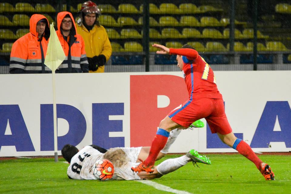 Cupa Ligii, semifinale, tur: Steaua - Astra 1-0. ^Șumudică: ”Dacă vor, facem un pact. Le dau calificarea pentru o victorie sau un egal duminică”