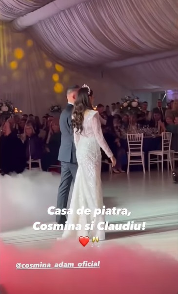 Cosmina Adam s-a căsătorit cu Claudiu Matei, care e politician. Cum a apărut Mirela Vaida la nunta fostei sale asistente de la „Acces Direct”