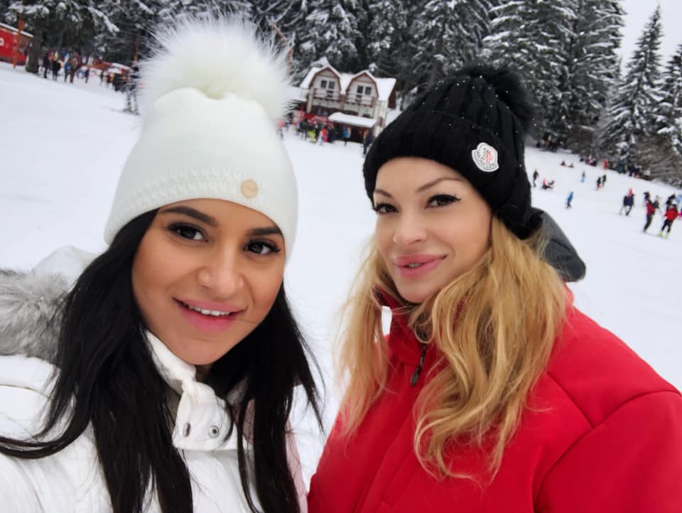 Ce bine s-a distrat gravida Valentina Pelinel în vacanță. Superbă pe pârtie | FOTO
