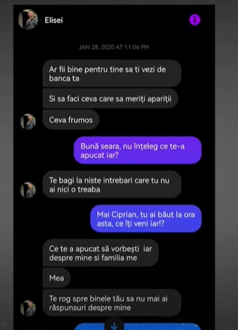 Ce mesaje îi trimitea Marius Elisei fostei iubite în timp ce era căsătorit cu Oana Roman: „Când era puțin amețit, prindea curaj să socializeze”