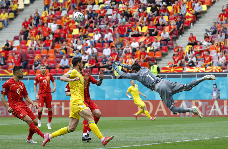 Ucraina a învins Macedonia de Nord, în cel de-al doilea meci de la Euro 2020 jucat pe Arena Națională