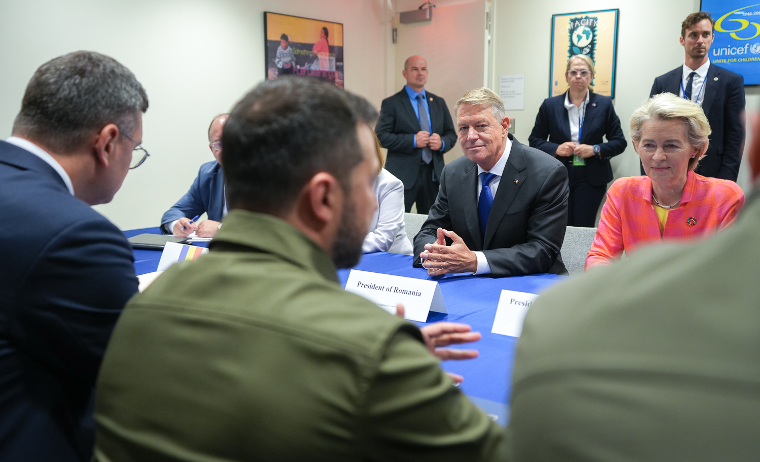 Klaus Iohannis, întâlnire cu președintele ucrainean Volodimir Zelenski la New York