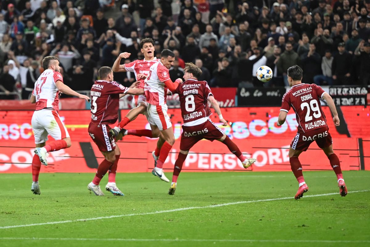Dinamo a câștigat cu Rapid în Superligă și i-a scos pe giuleșteni din lupta pentru titlu
