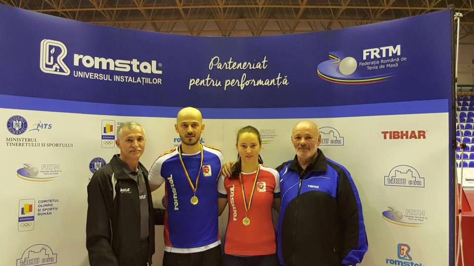 Constantin Cioti și Andreea Dragoman, campioni naționali la dublu mixt. Sâmbătă, patru finale pe TVR 2