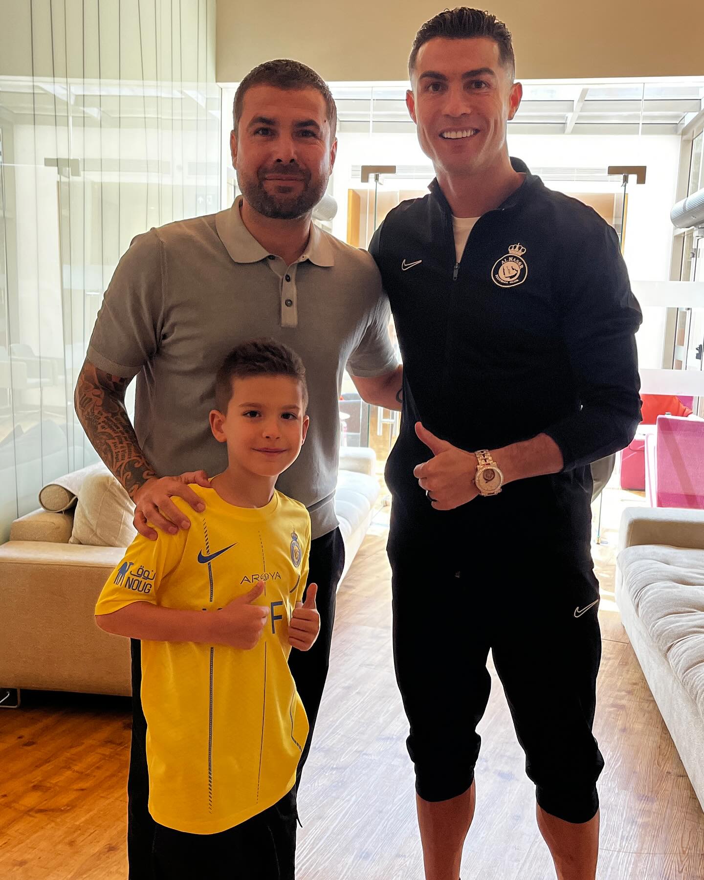 Imagini rare cu fiul cel mic al lui Adrian Mutu. Cât de mult a crescut Tiago, care l-a întâlnit recent pe Cristiano Ronaldo