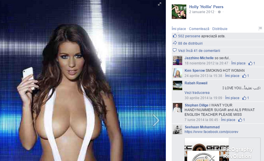 Holly Peers, fata cu cei mai frumoși sâni din Anglia! Ține cu Manchester City / GALERIE FOTO HOT