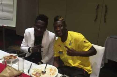 Shatta Wale and Asamoah Gyan