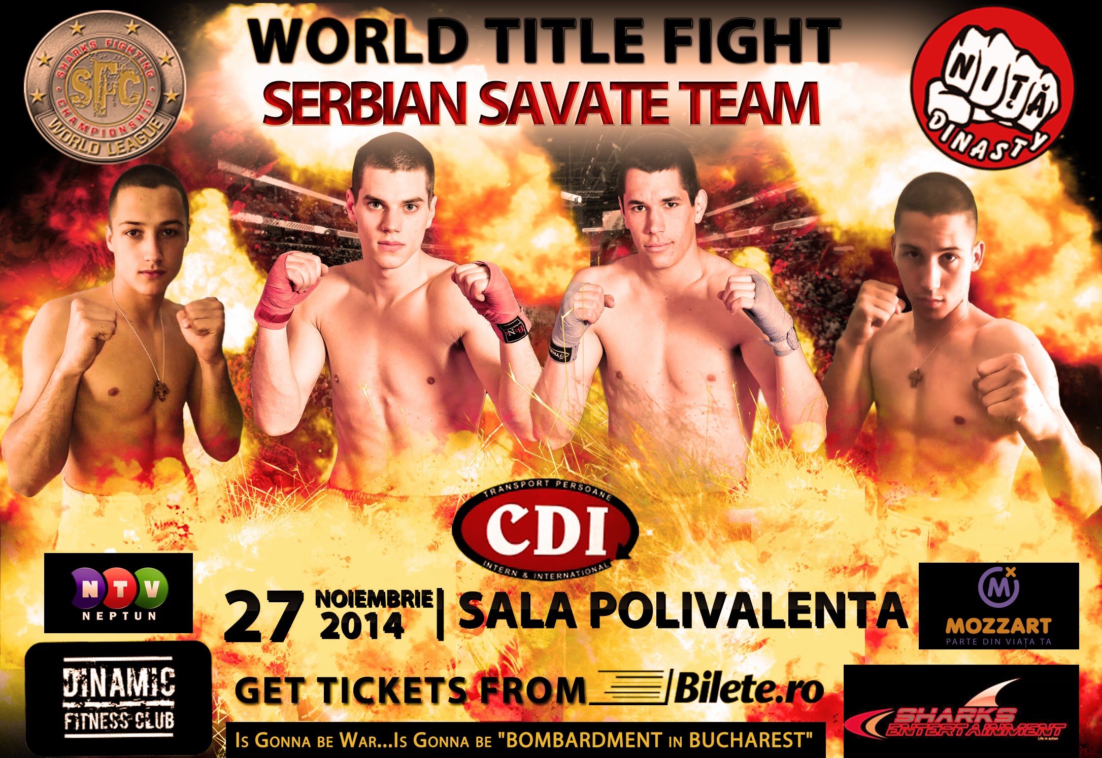 VIDEO&GALERIE FOTO / Campionul mondial al SFC pe reguli de K1 Alexandru ”The Bomber” Niţă îşi va apăra titlul la Bucureşti 