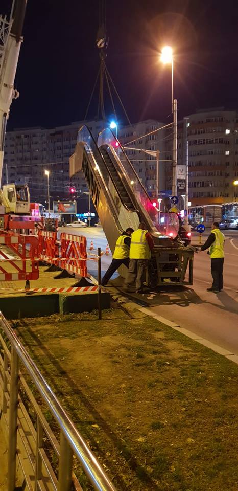 Se schimbă scările rulante din Pasajul Obor. ADP Sector 2: "Se defectau foarte des"