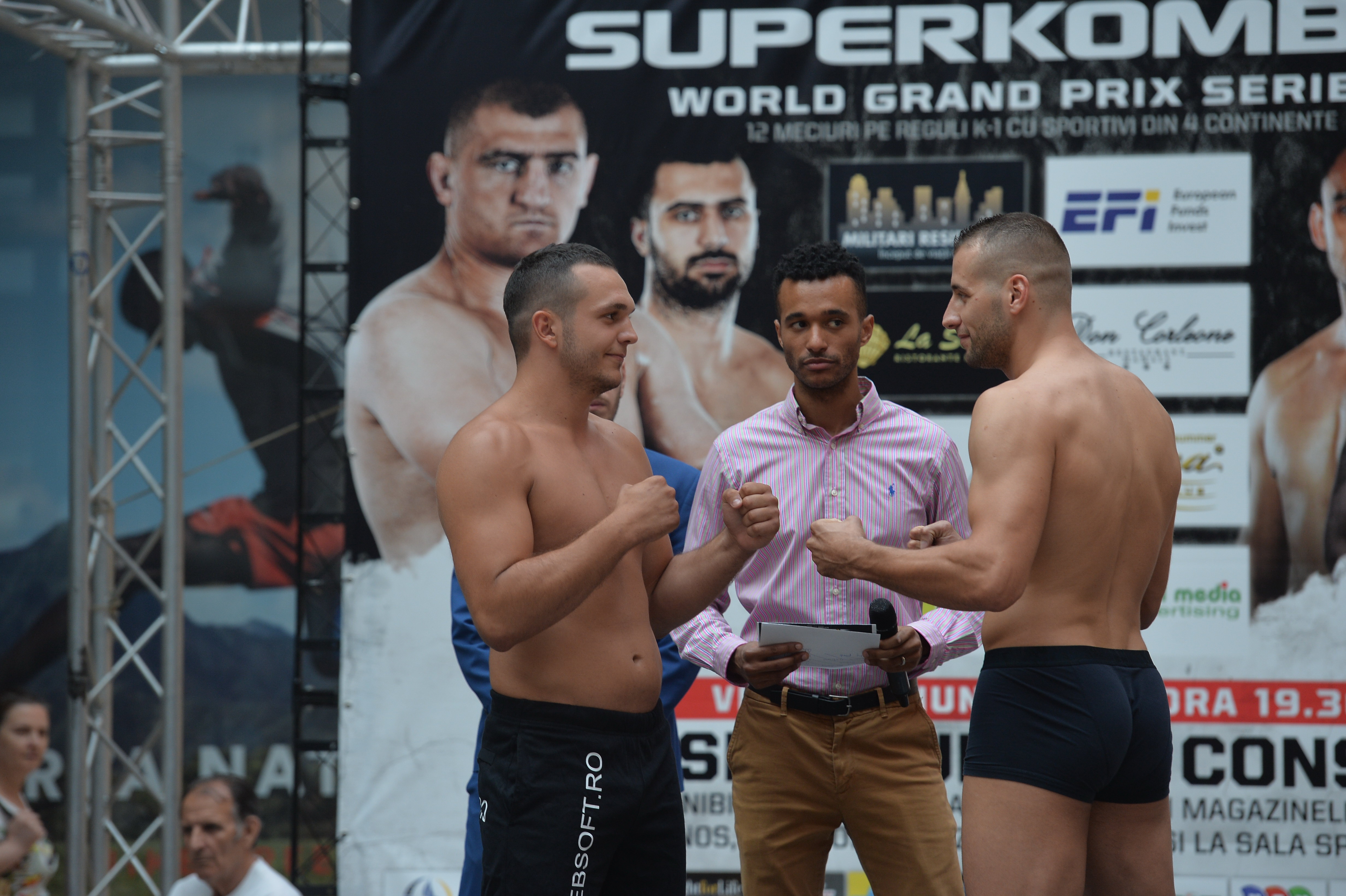 Luptătorii de la Superkombat Constanța au trecut cu bine de proba cântarului / GALERIE FOTO