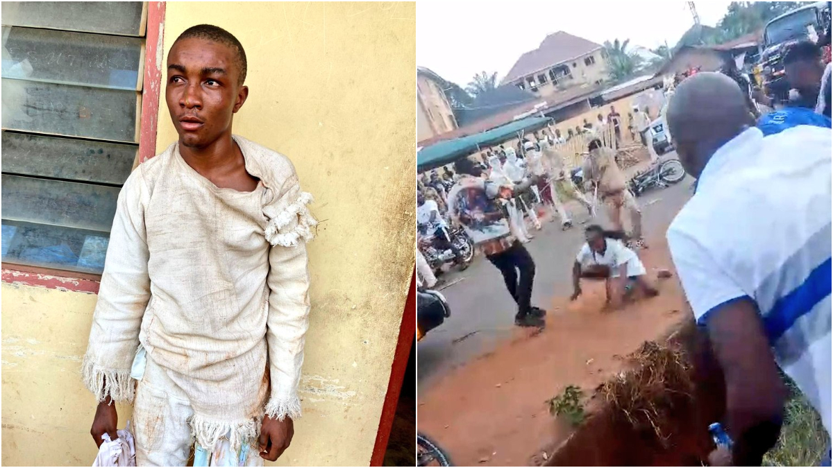 PHOTOS: Masquerade arrested, charged for alleged assault captured on video