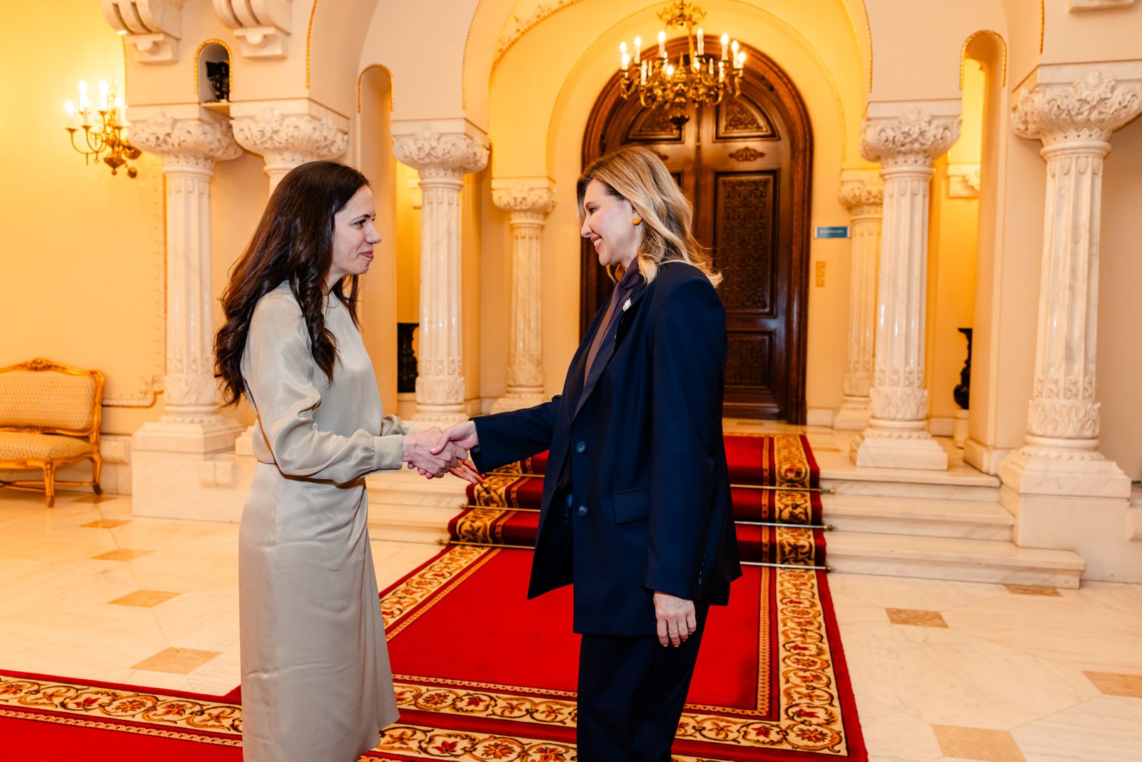 Olena Zelenska, întâlnire la Cotroceni cu Mirabela Grădinaru și vizită la Universitatea București: Despre ce a discutat partenera lui Nicușor Dan cu prima-doamnă a Ucrainei