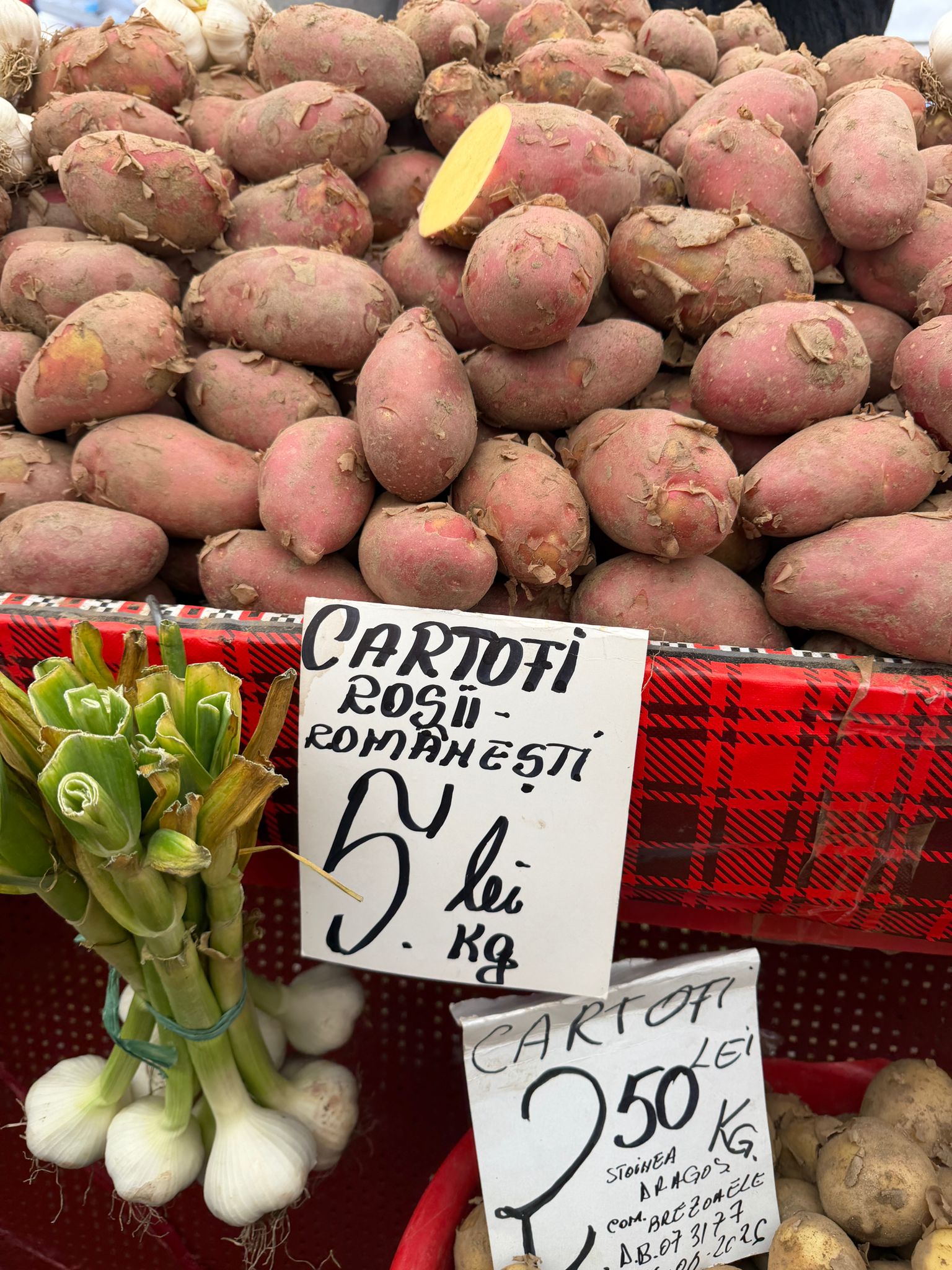 Cât costă legumele românești în Piața Obor. Prețurile pentru roșii, castraveți, cartofi, ardei, ceapă și fasole