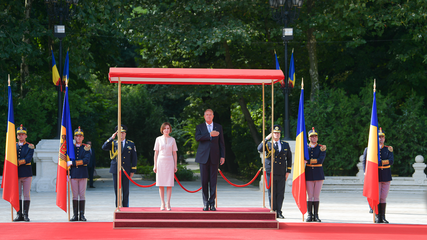 Klaus Iohannis a primit-o pe Maia Sandu la Cotroceni: „Nu vom abandona Republica Moldova”