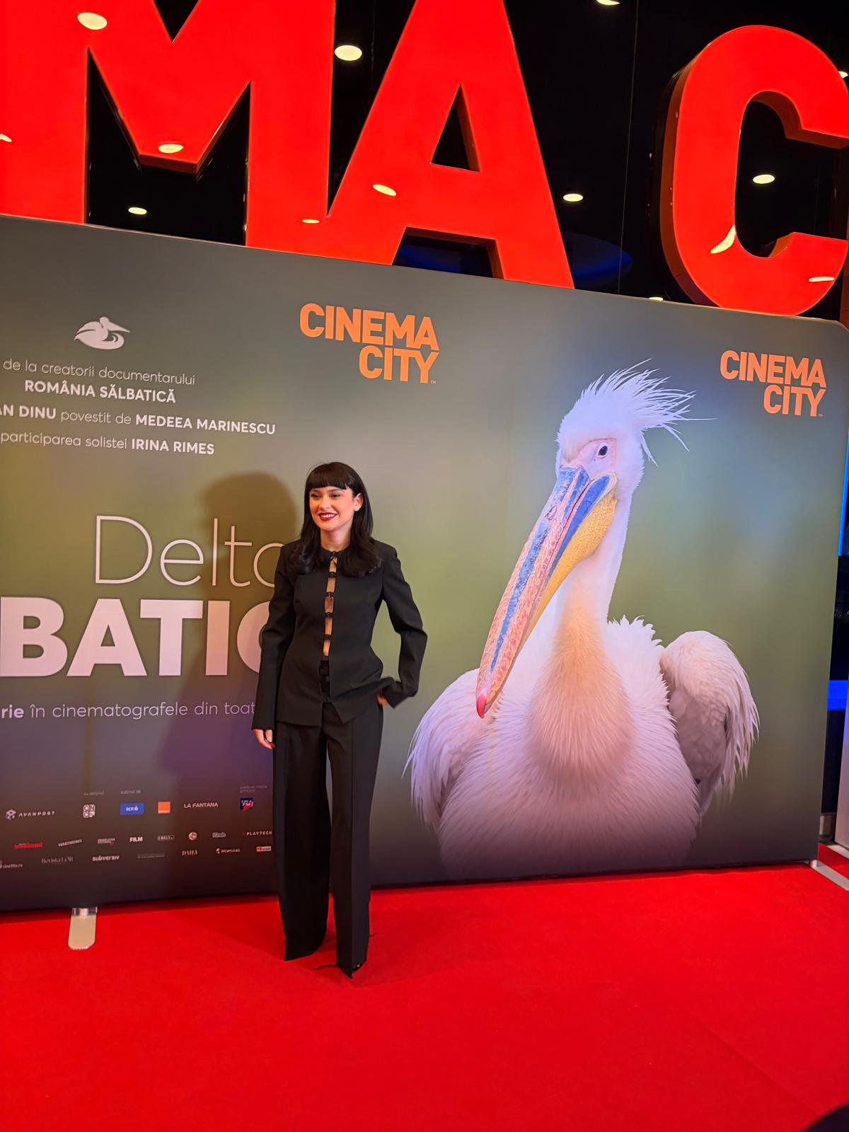 Irina Rimes și regizorul Dan Dinu