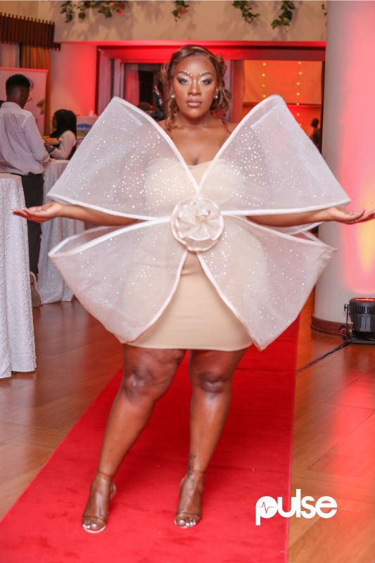 TMI Podcast co-host Murugi Munyi at the 2024 Pulse Influencer Awards gala nigh on October 12, 2024