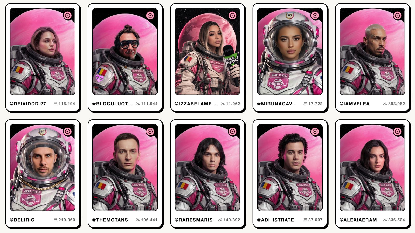 NIBIRU a „invadat” rețelele sociale: peste 60 de milioane de vizualizări și mii de români transformați în astronauți, într-o campanie virală