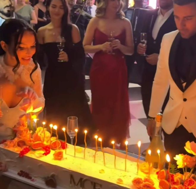 Imagini de la nunta Franciscăi și a lui TJ Miles