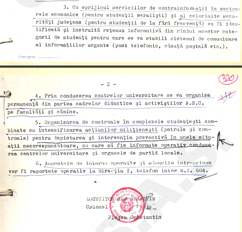 Cum îi urmărea Securitatea comunistă pe studenți. Scrisoarea ironică „interceptată” în 1985: „Untul la kilogram, smântână 3 feluri la alegere, 15 feluri de brânzeturi”