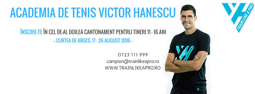 Jucători din Belgia și Canada, la proiectul ”Train Like a Pro” al lui Victor Hănescu