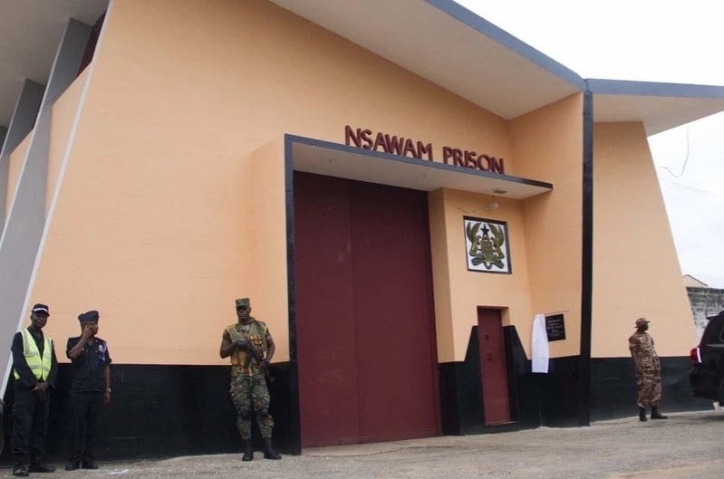 CCTV exposes 2 officers helping Chinese prisoner to escape from Nsawam prison