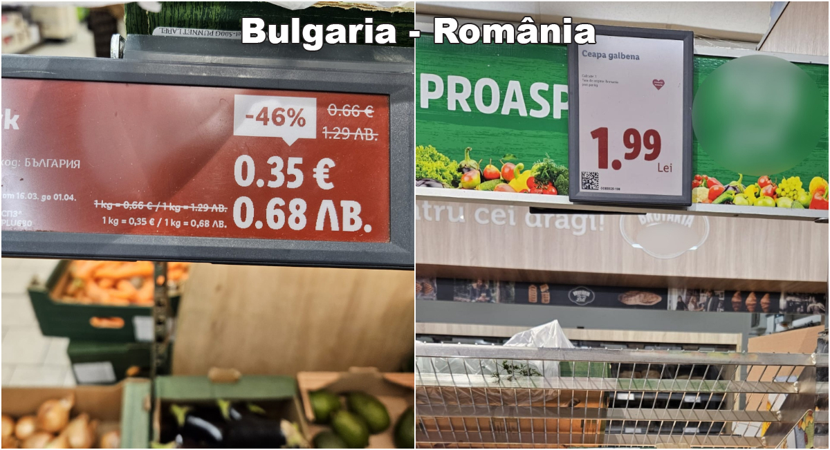 Experiment Libertatea. Preţurile la alimente în Bulgaria faţă de România: şi castraveţii aduşi din Grecia sunt mai scumpi la vecini