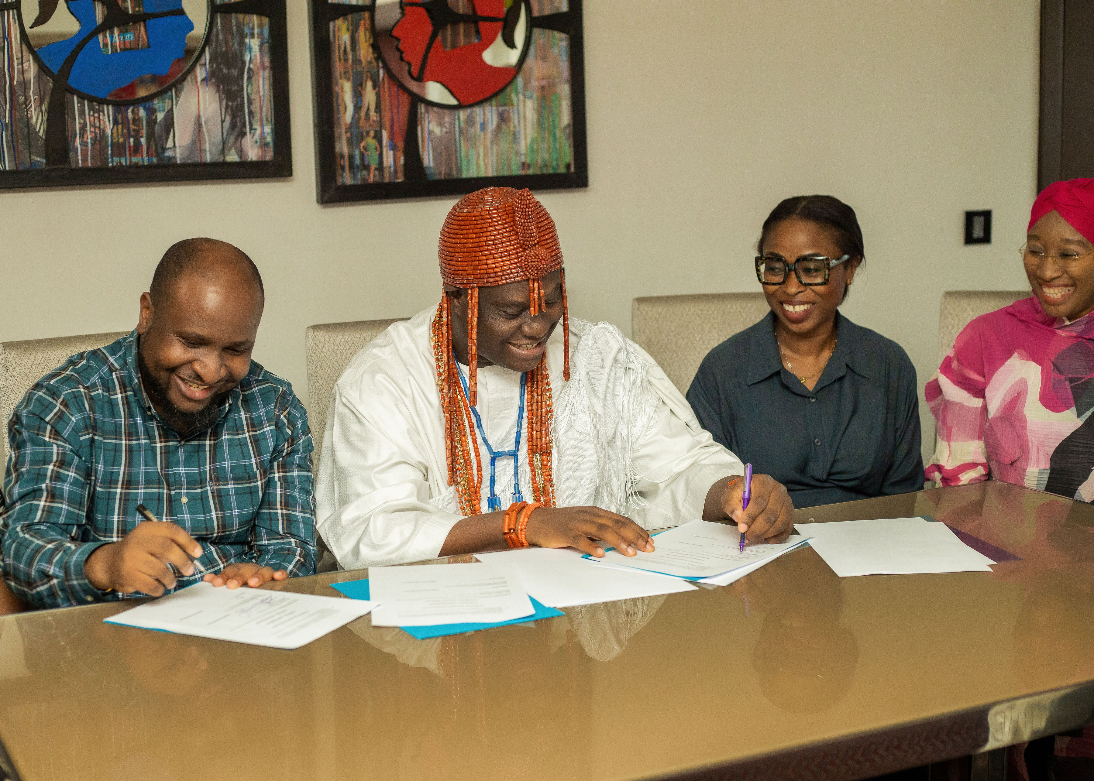 Nile Group secures royal endorsement, partners with Ooni of Ife to manage his cinemas [Instagram/@nilegroup]