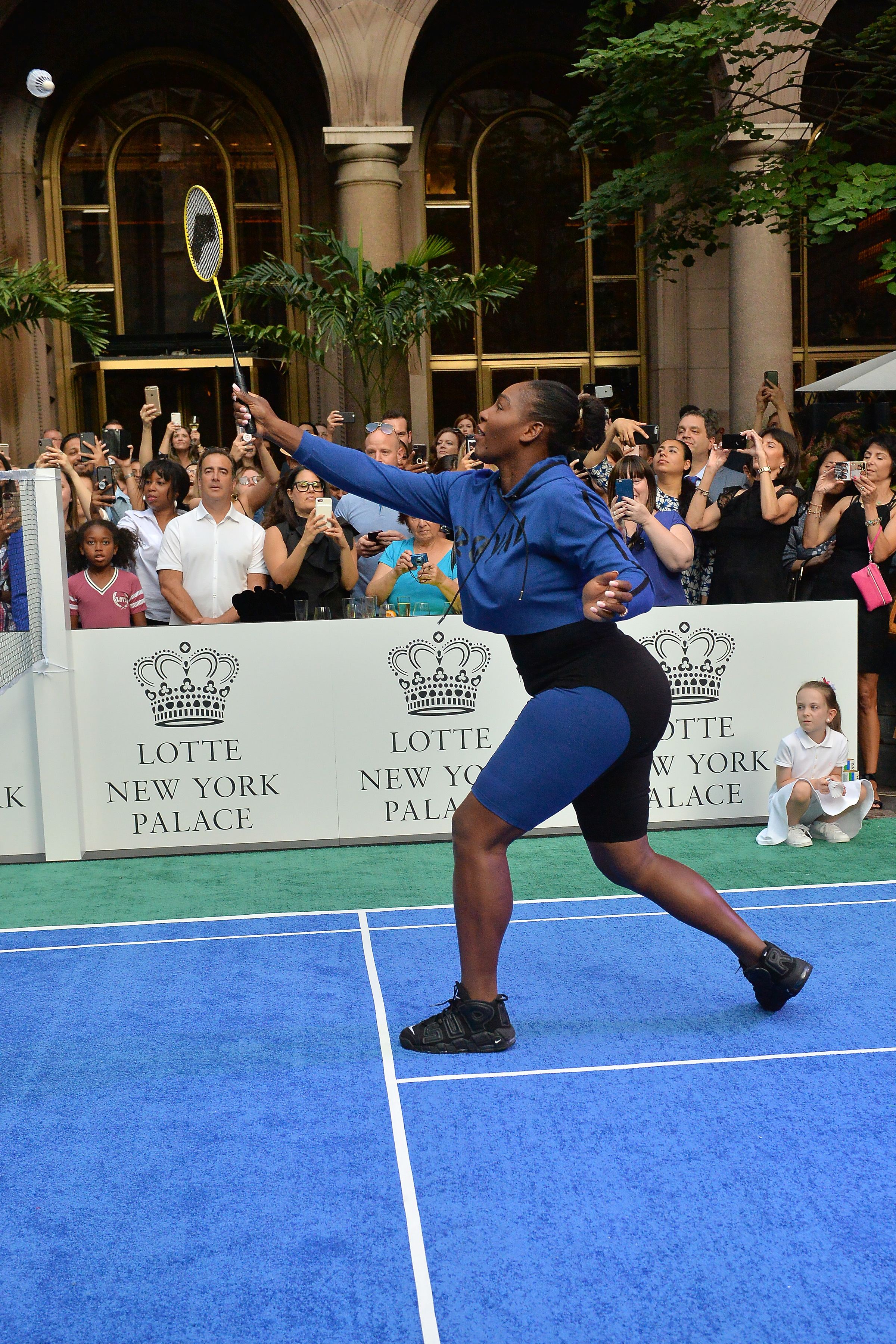 Serena Williams l-a învins pe Nadal într-o partidă de badminton / GALERIE FOTO