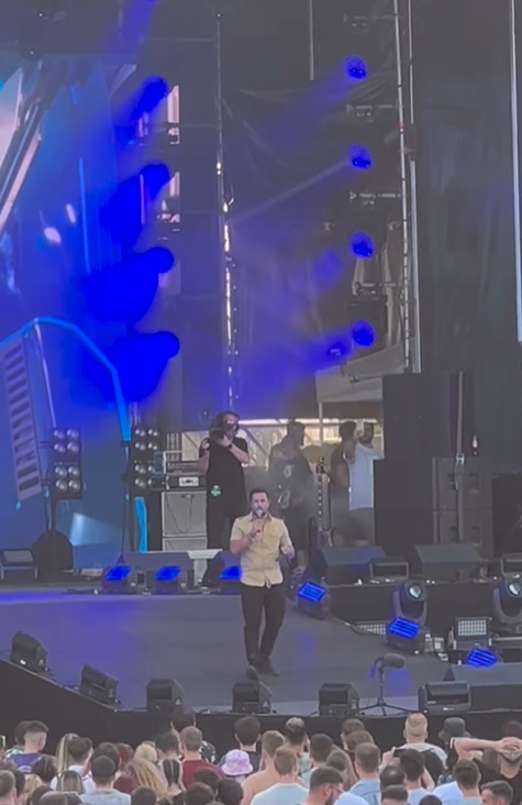 SAGA Festival 2023. Cum a apărut pe scenă Daniel Pavel, prezentatorul de la Survivor România: „Am emoții”