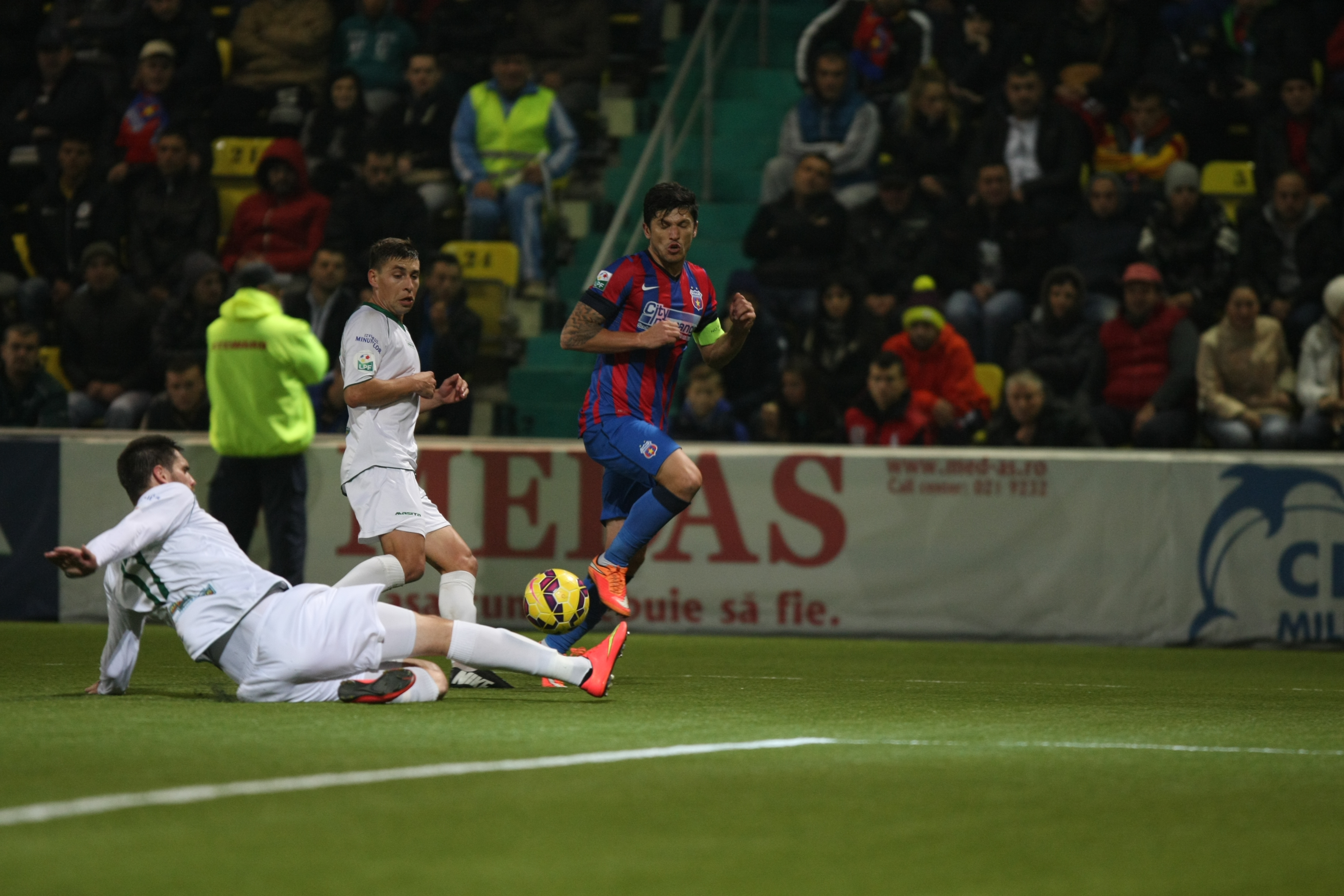 VIDEO/ Chiajna - Steaua 0-1. TănASUL cu cap! Șumi a vrut întreruperea!