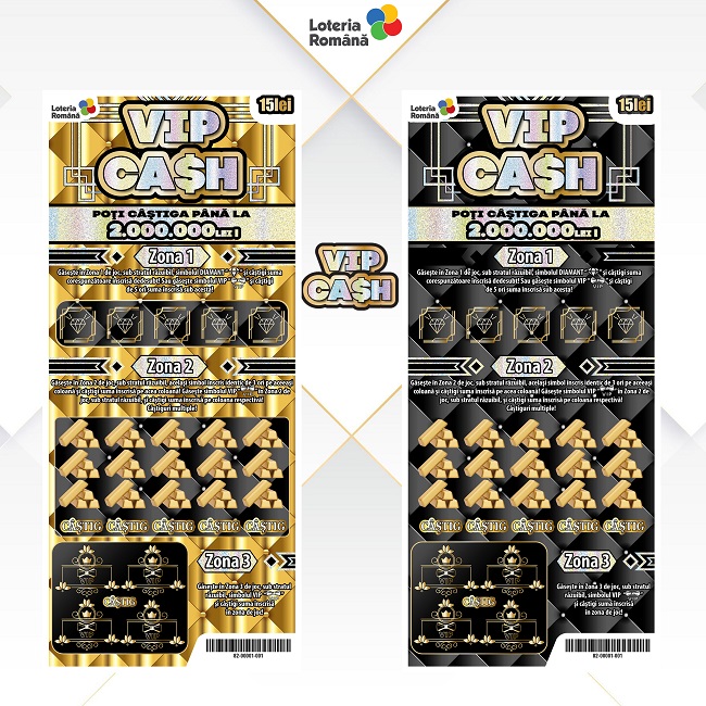 Loteria Română lansează lozul VIP de 15 lei cu care poți câștiga premii de sute de mii de euro