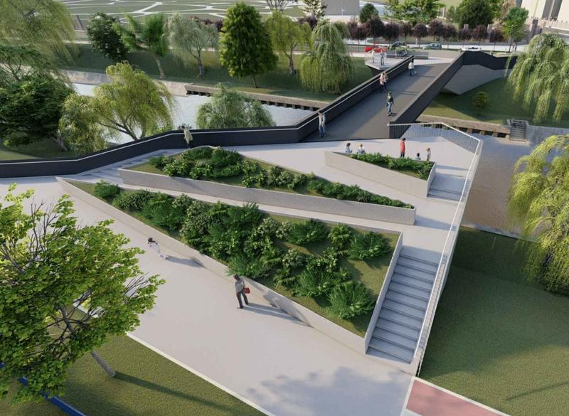 Noua „pasarelă a îndrăgostiților” din Timișoara, blocată de „Monumente”: „Proiectul este extrem de masiv”. Viceprimar: „Un abuz”