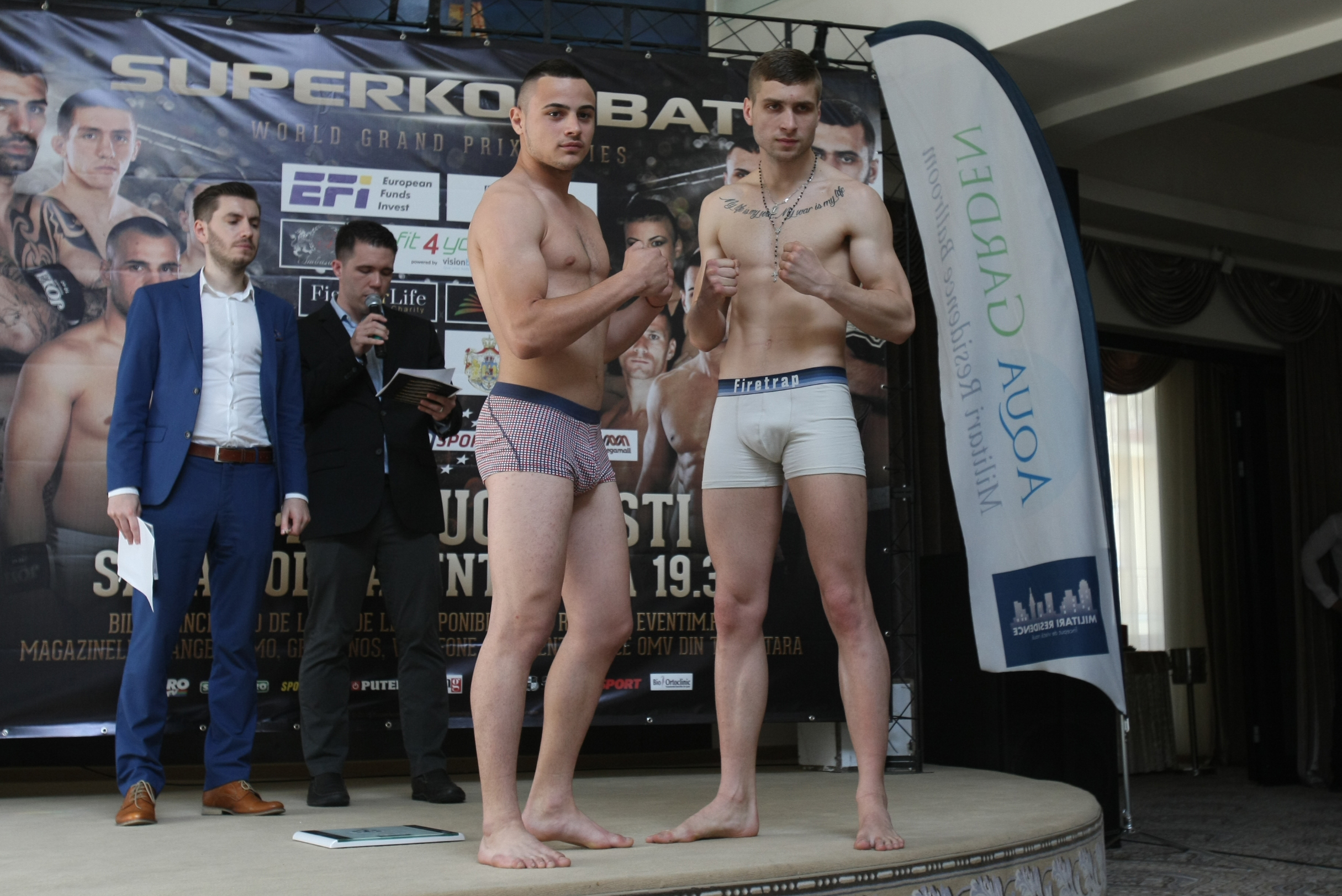 Luptătorii de la Superkombat București au trecut cu bine de proba cântarului oficial / GALERIE FOTO