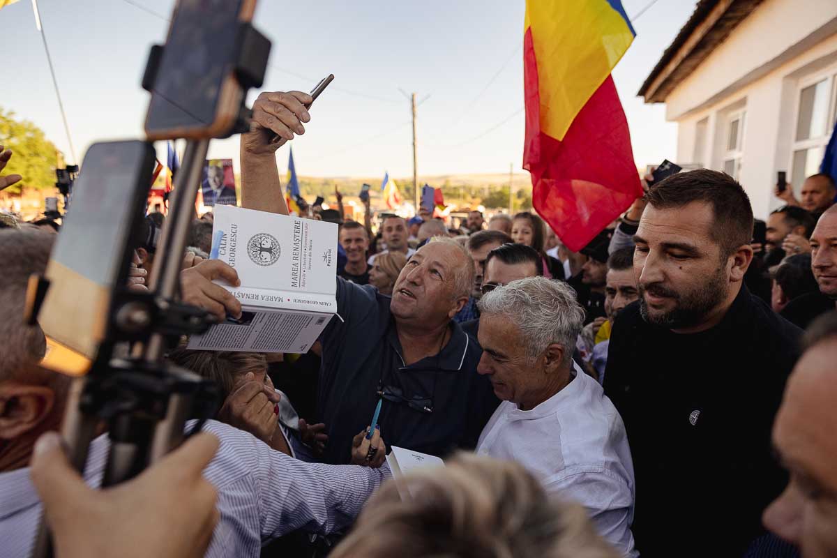 Călin Georgescu vizită Codăești, Vaslui