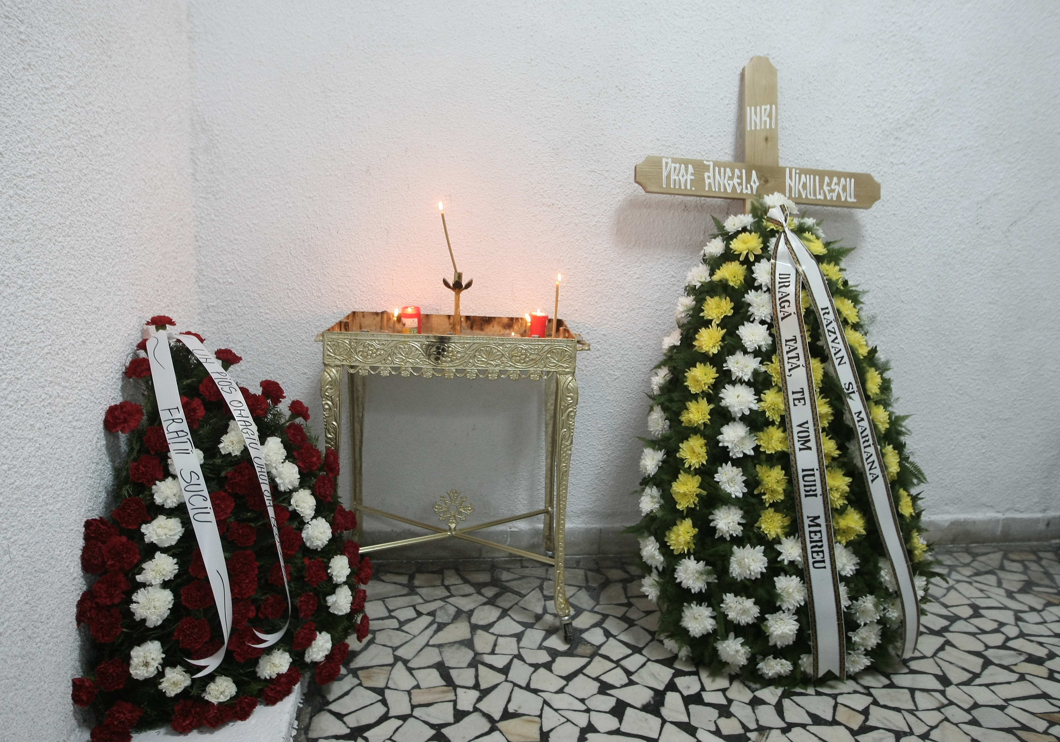 Angelo Niculescu, depus la Mausoleul Eroilor din Cimitirul Ghencea Militar