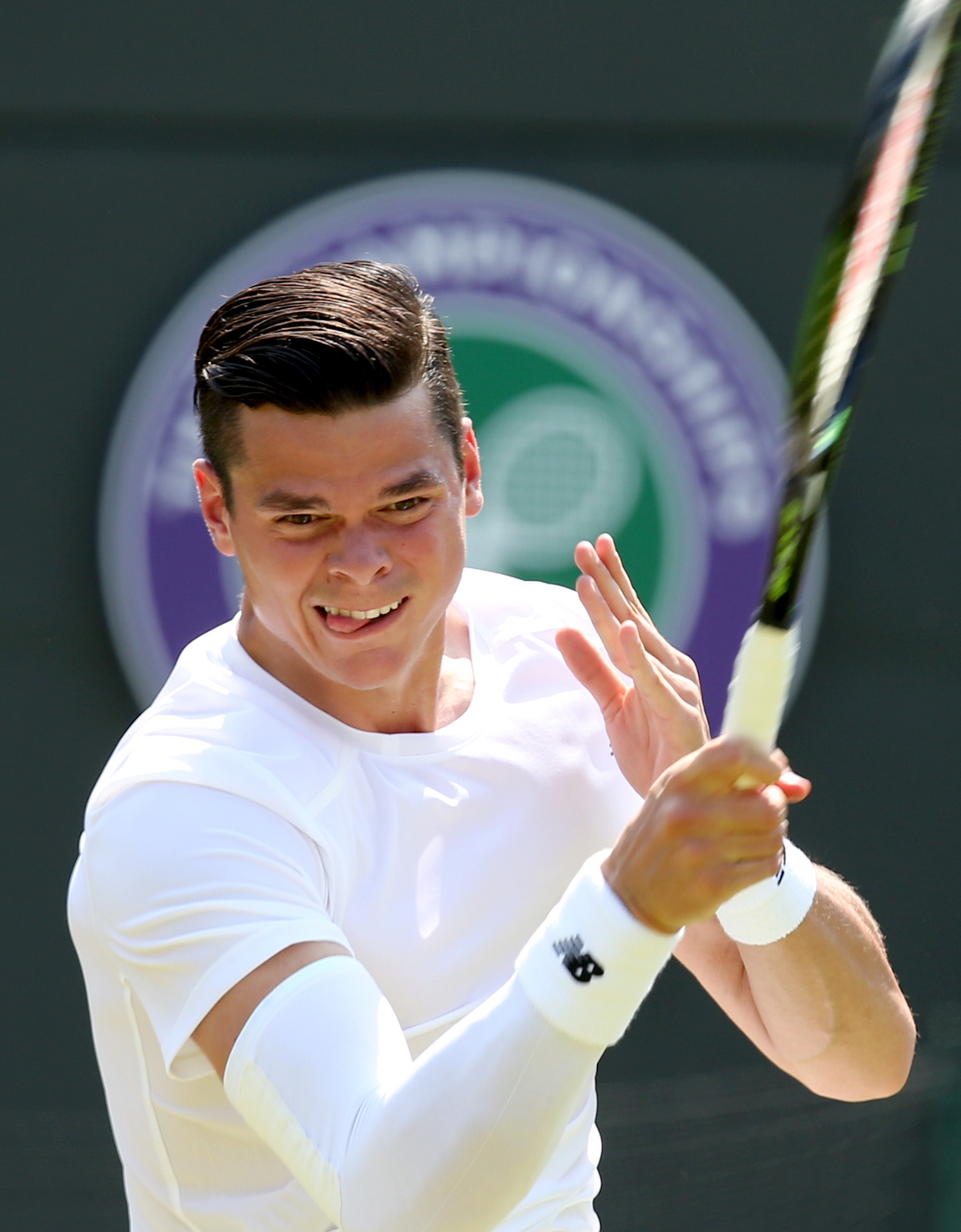 O vrăbiuță a scăpat de ochii ageri ai vulturului care veghează asupra Wimbledonului / GALERIE FOTO