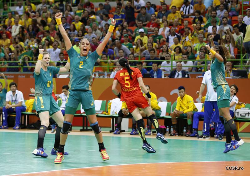 Jocurile Olimpice. Handbal feminin: Brazilia-România 26-13. Dezastru! Tricolorele, condamnate să câştige următoarele trei meciuri / FOTO