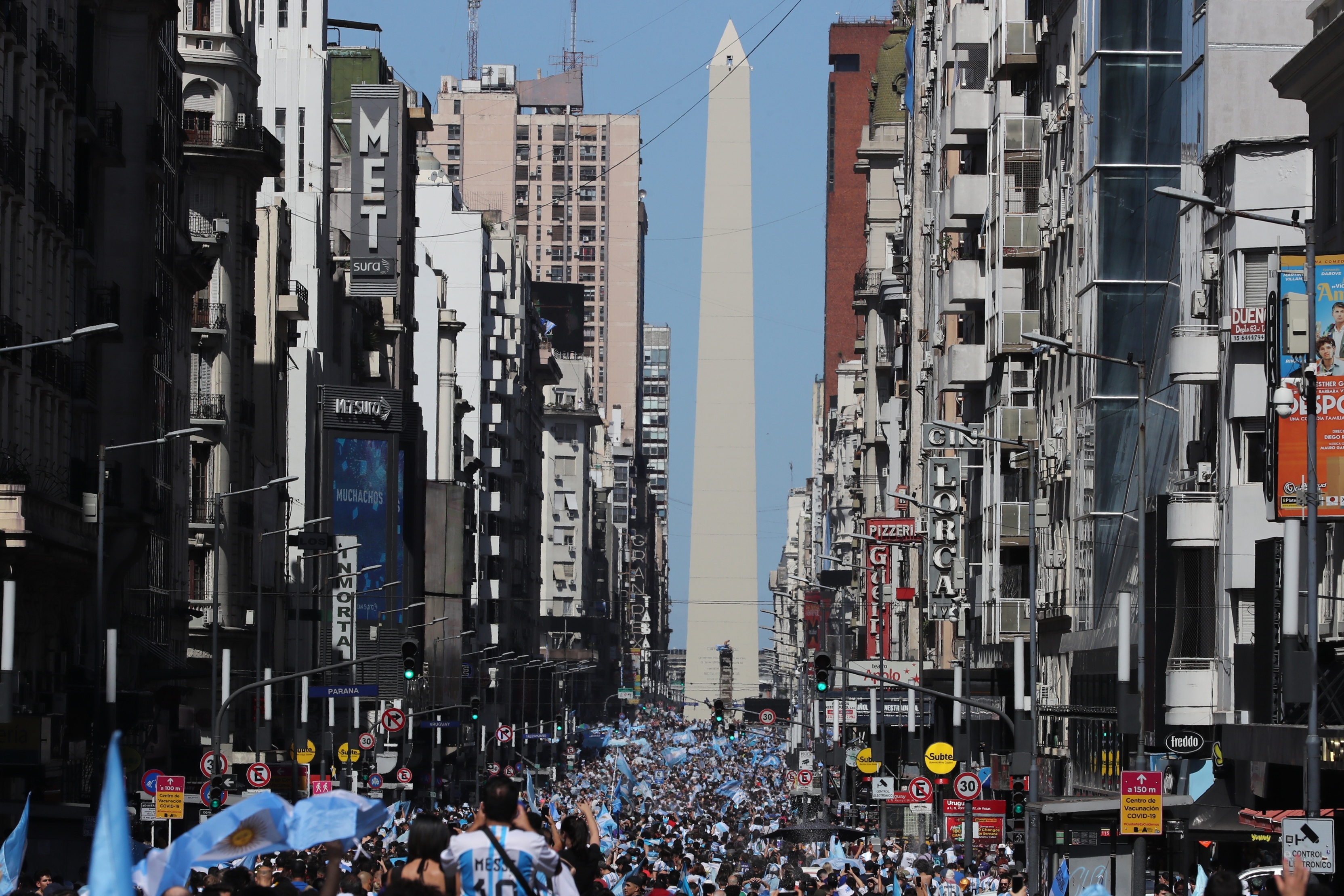 Sărbătoarea fabuloasă din Argentina, după câștigarea Cupei Mondiale. Petrecerea a durat până spre dimineață
