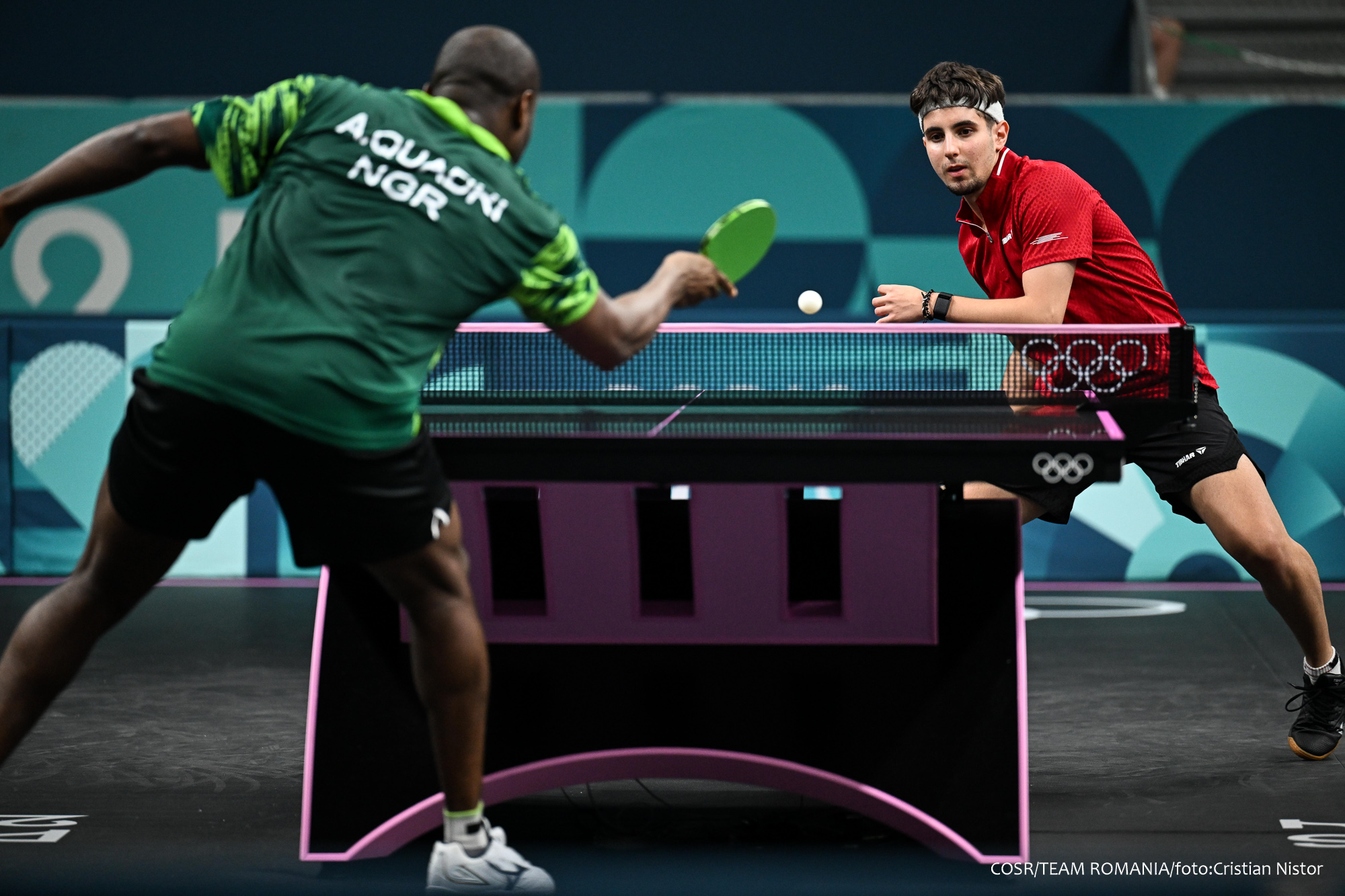 JO Paris 2024: Eduard Ionescu, victorie senzațională la tenis de masă. A revenit de la 0-3 la seturi și a salvat și șase mingi de meci