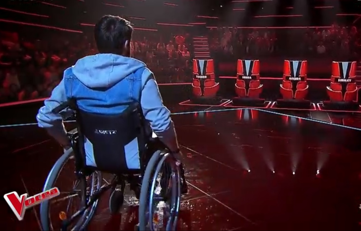 Mihnea Vîlceanu, concurentul în scaun cu rotile care a impresionat la Vocea României