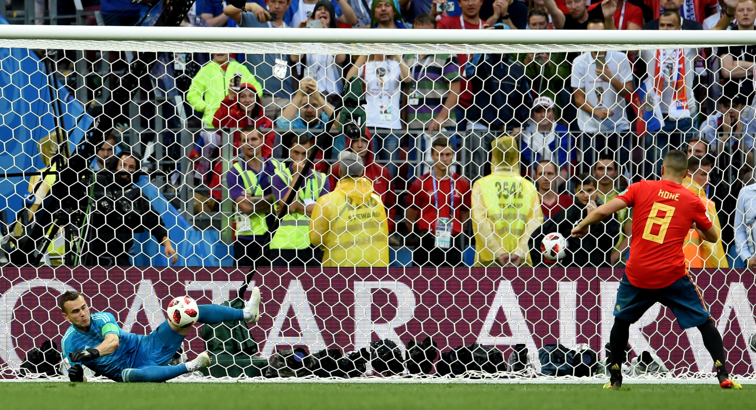 Spania - Rusia, în optimile Campionatului Mondial de fotbal Rusia 2018 1-1. Rușii s-au impus la loviturile de departajare! Uriașă surpriză la Moscova