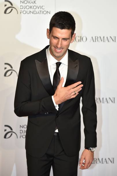 Tenis. Novak Djokovici a fost îmbrăcat la patru ace de Giorgio Armani! Nole și Serena vor face echipă pe teren / GALERIE FOTO
