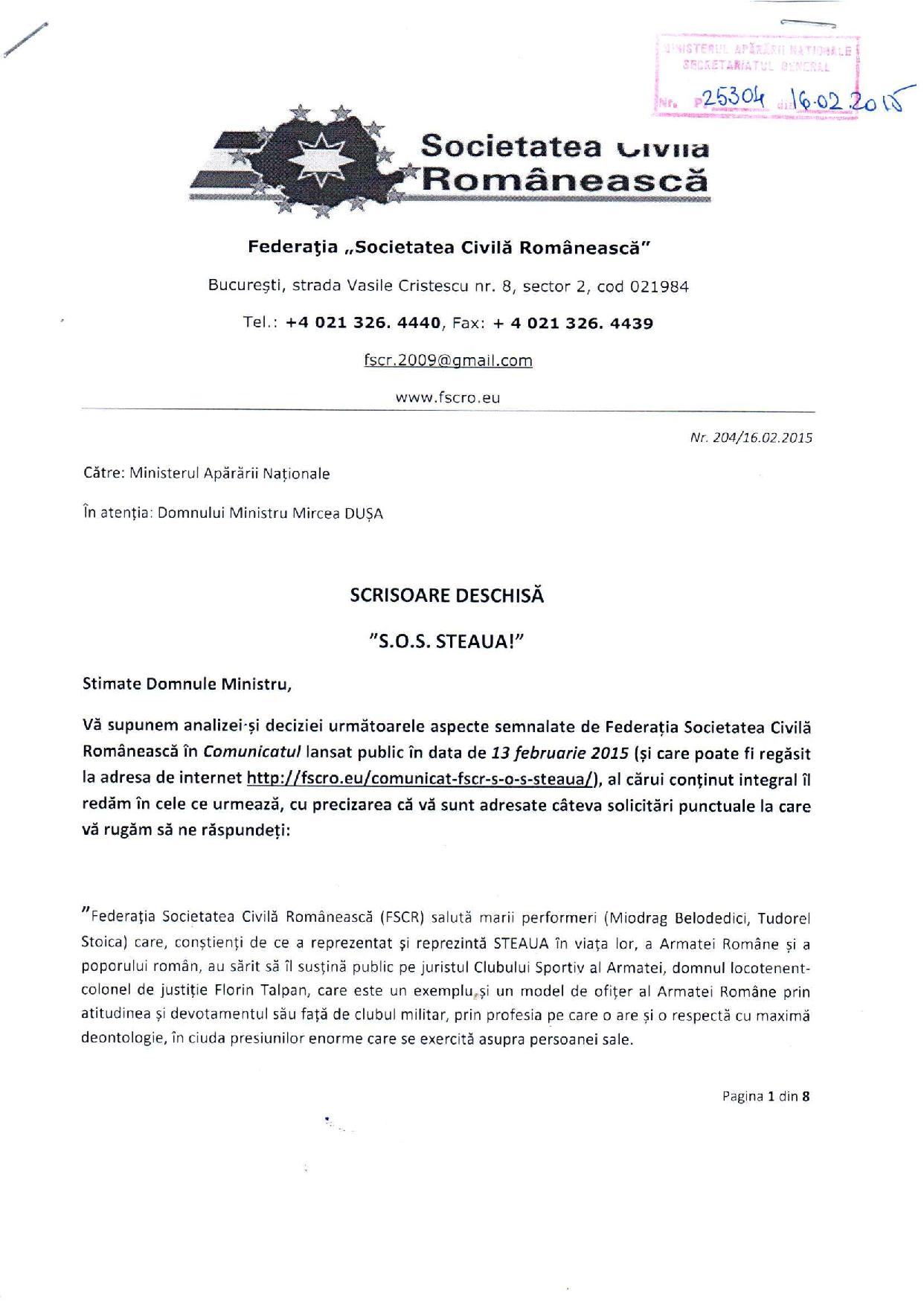 Președintele CSA Steaua ignoră ordinul ministrului Apărării