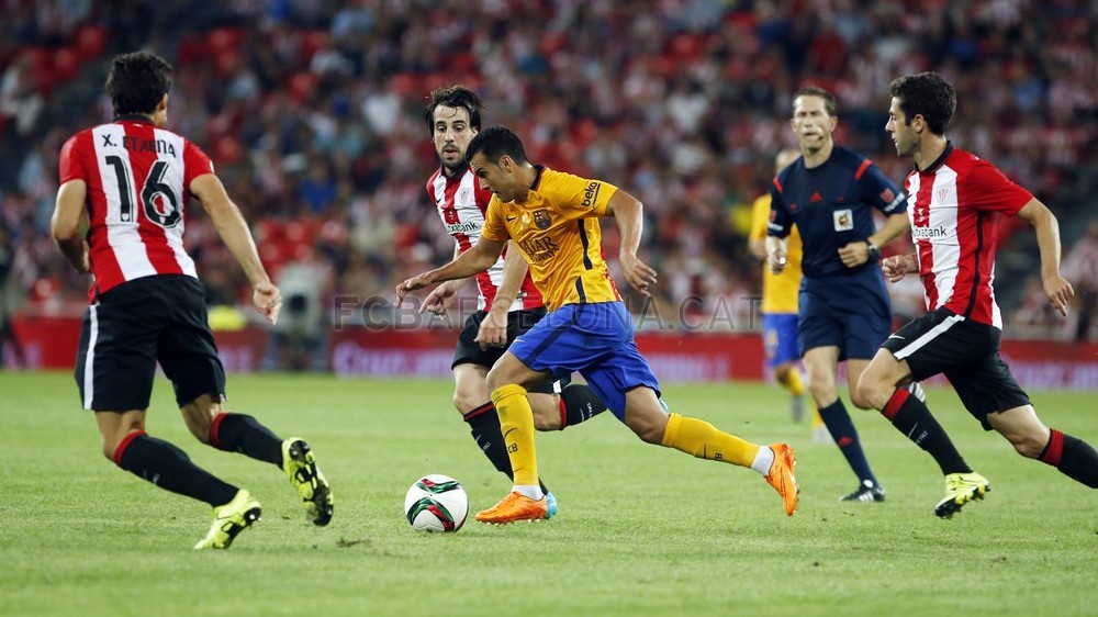 Barcelona a fost masacrată de Athletic Bilbao în prima manşă din Supercupa Spaniei. ^Başcii au deschis scorul de la mijlocul terenului / VIDEO